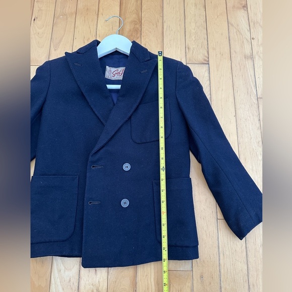 Smart Lad-Vintage Custom Blazer/Jacket-
Double Breast-Size 5-6? See Measurements - Picture 8 of 10